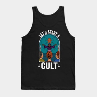 Lets Star A Cult Funny Childrens Book Parody Humor Tank Top